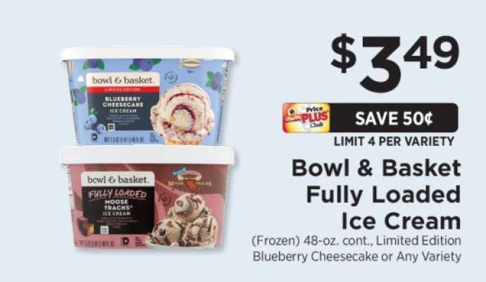 Bowl & Basket Fully Loaded Ice Cream