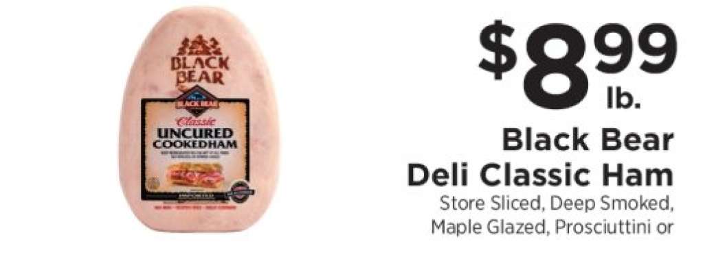 Black Bear Deli Classic Ham