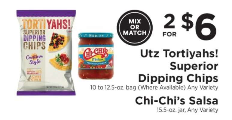 Utz Tortiyahs! Superior Dipping Chips & Chi-Chi’s Salsa