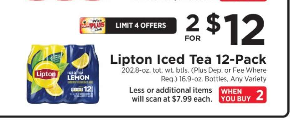 Lipton Iced Tea 12-Pack