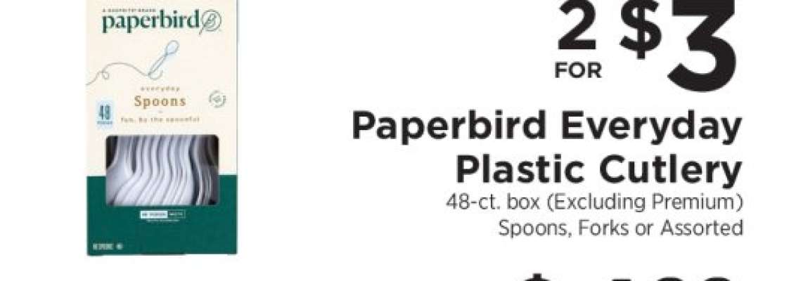 Paperbird Everyday Plastic Cutlery