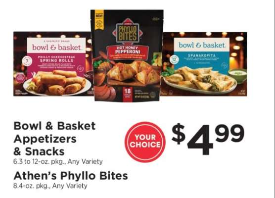 Bowl & Basket Appetizers & Snacks / Athen’s Phyllo Bites