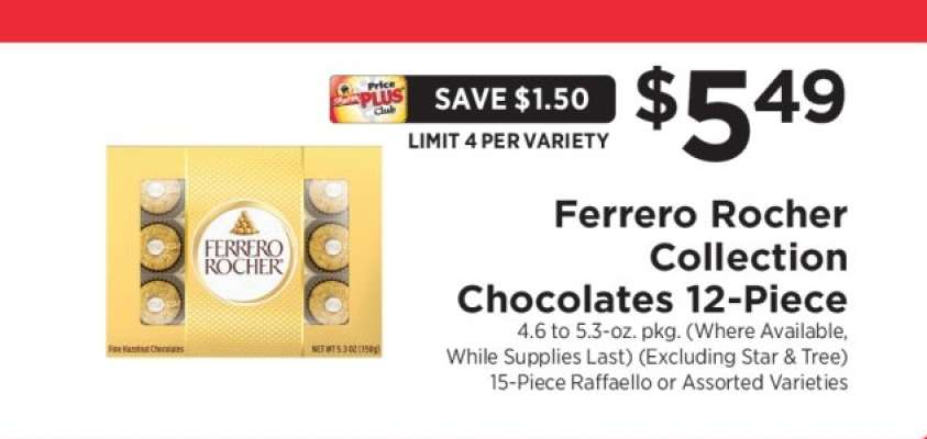 Ferrero Rocher Collection Chocolates 12-Piece
