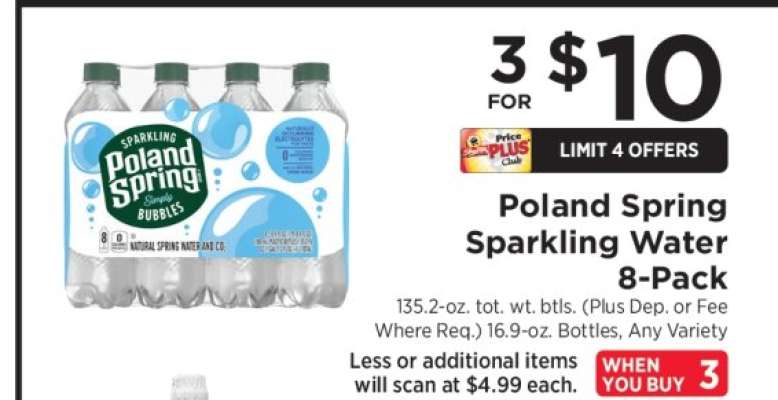Poland Spring Sparkling Water 8-Pack