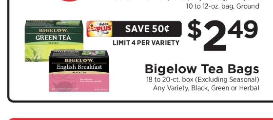 Bigelow Tea Bags
