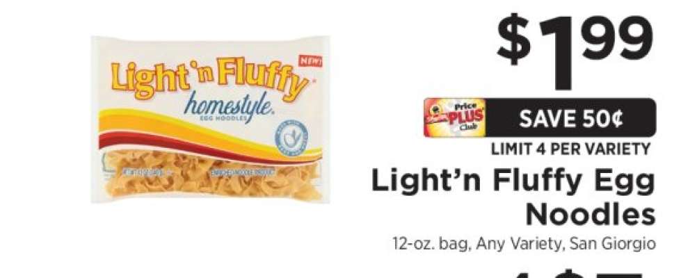 Light 'n Fluffy Egg Noodles