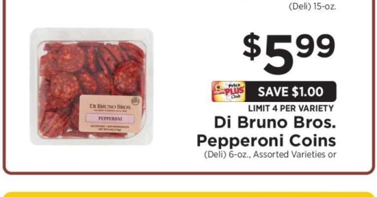 Di Bruno Bros. Pepperoni Coins