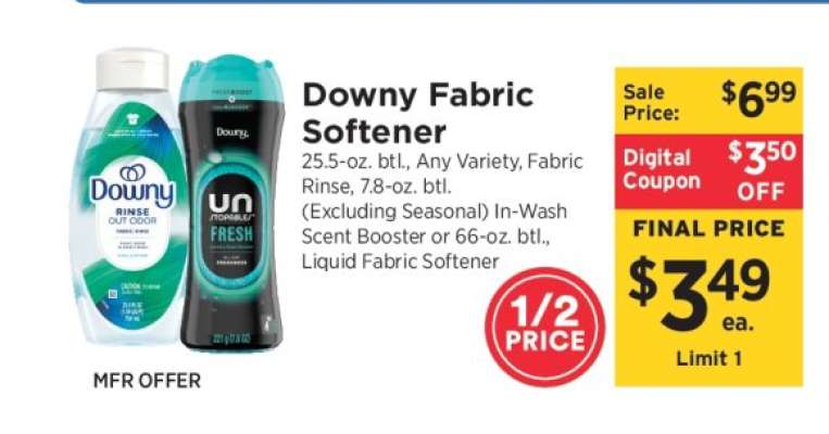 Downy Fabric Softener