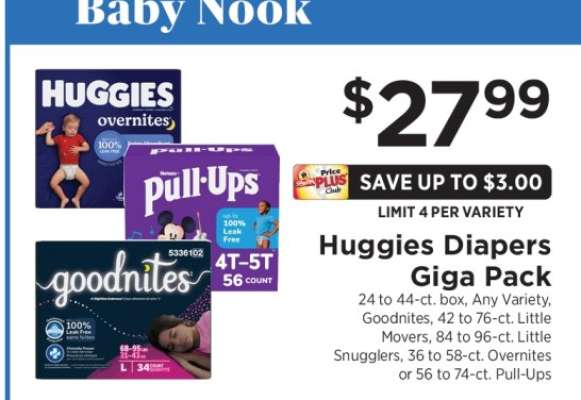 Huggies Diapers Giga Pack