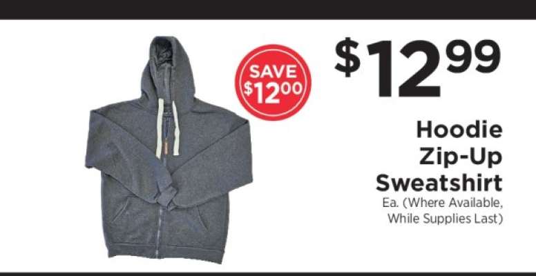 Hoodie Zip-Up Sweatshirt