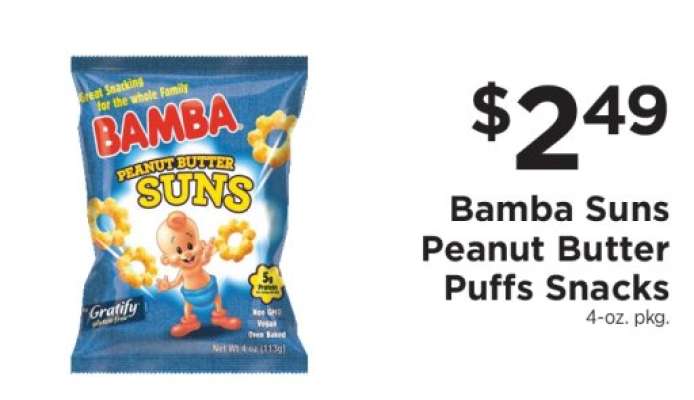 Bamba Suns Peanut Butter Puffs Snacks