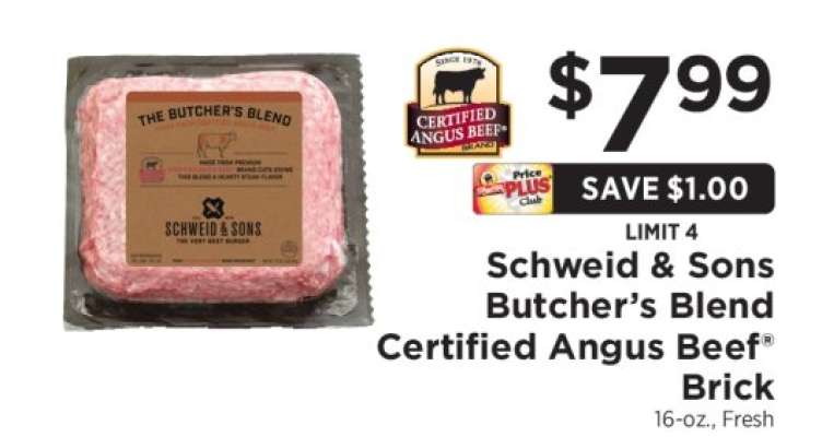 Schweid & Sons Butcher’s Blend Certified Angus Beef Brick