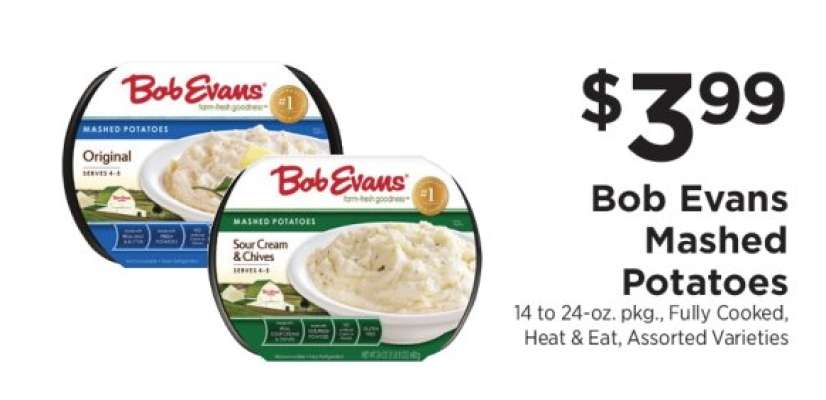 Bob Evans Mashed Potatoes