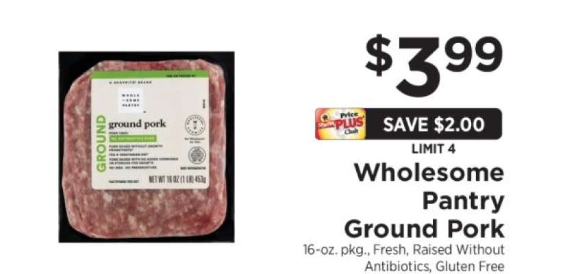 Wholesome Pantry Ground Pork