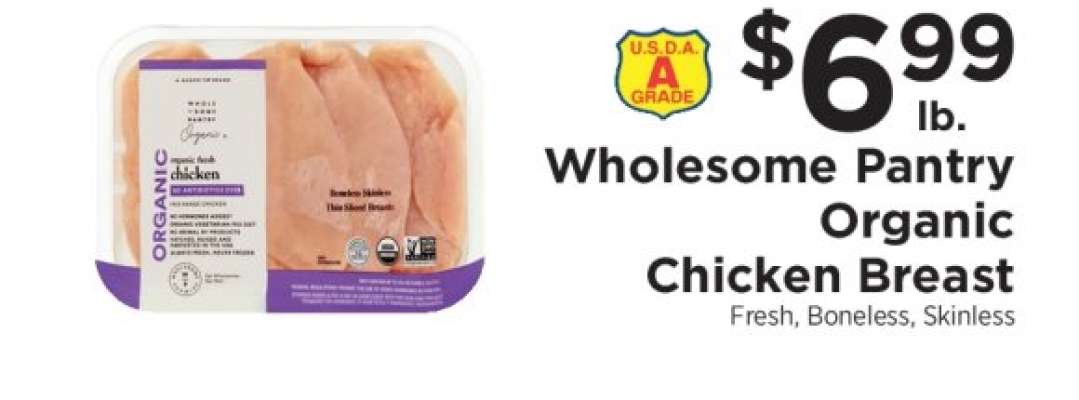 Wholesome Pantry Organic Chicken Breast