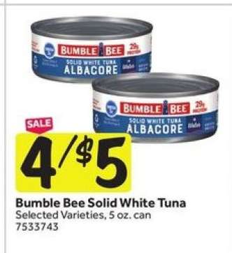Bumble Bee Solid White Tuna