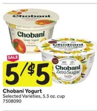 Chobani Yogurt