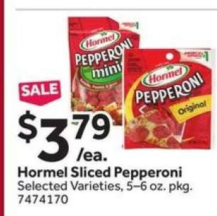 Hormel Sliced Pepperoni*