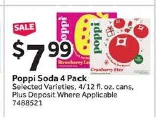 Poppi Soda 4 Pack
