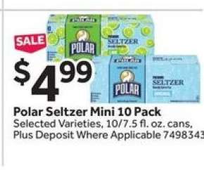 Polar Seltzer Mini 10 Pack
