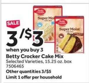 Betty Crocker Cake Mix