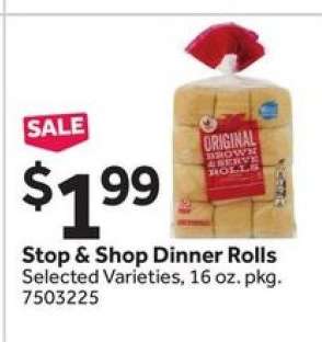 Stop & Shop Dinner Rolls