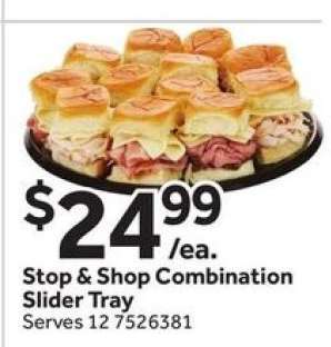 Stop & Shop Combination Slider Tray