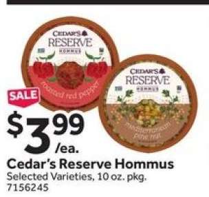 Cedar's Reserve Hommus