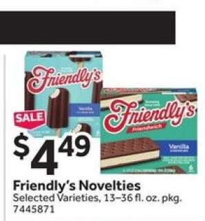 Friendly's Novelties