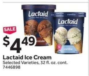 Lactaid Ice Cream