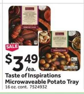 Taste of Inspirations Microwaveable Potato Tray