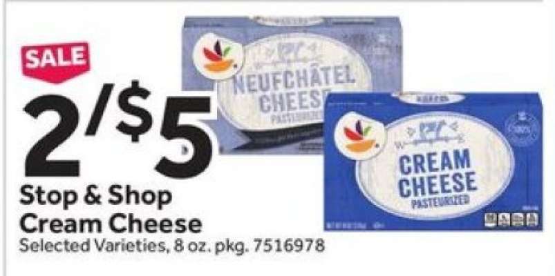 Stop & Shop Cream Cheese