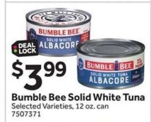 Bumble Bee Solid White Tuna