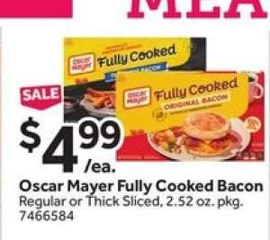 Oscar Mayer Fully Cooked Bacon*