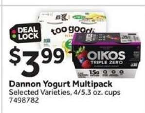 Dannon Yogurt Multipack