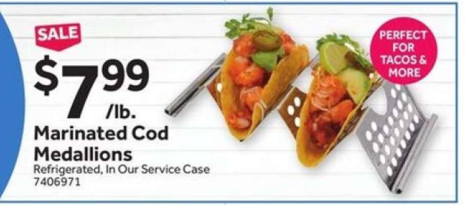 Marinated Cod Medallions