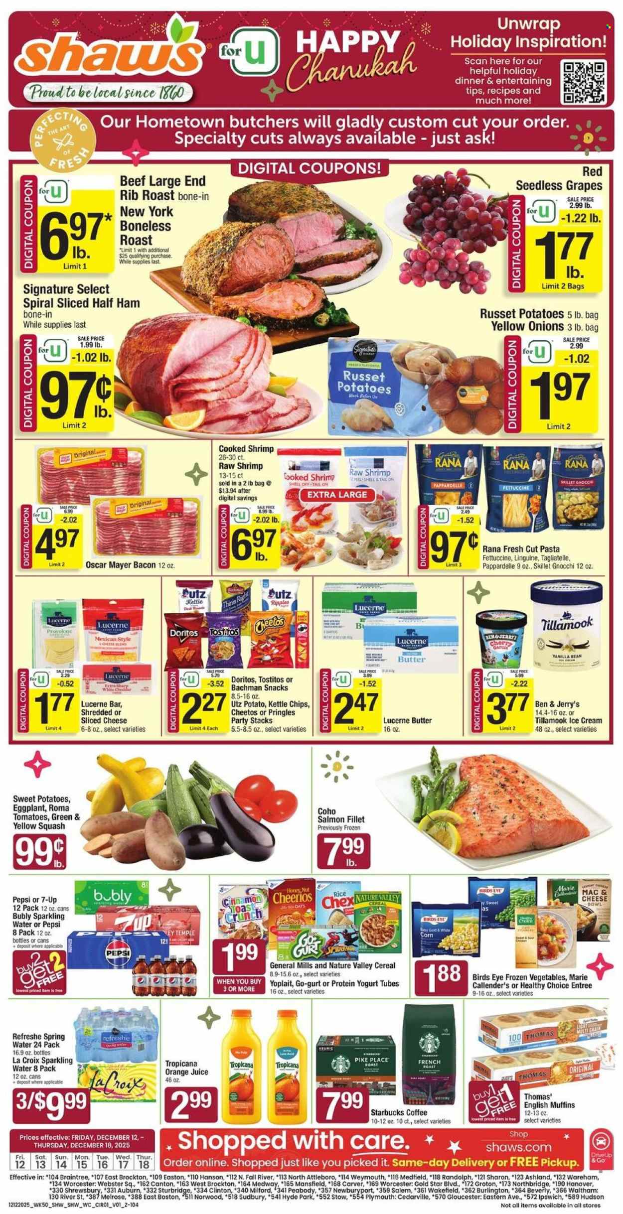 Shaw’s ad - 12/12/2025 - 12/18/2025. Page 1
