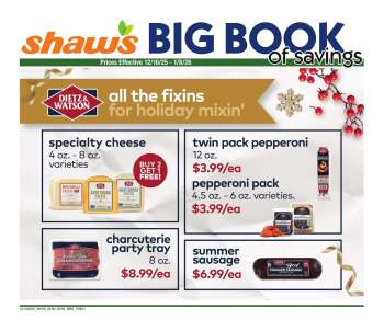 Shaw’s Flyer - 12/10/2025 - 01/08/2026.