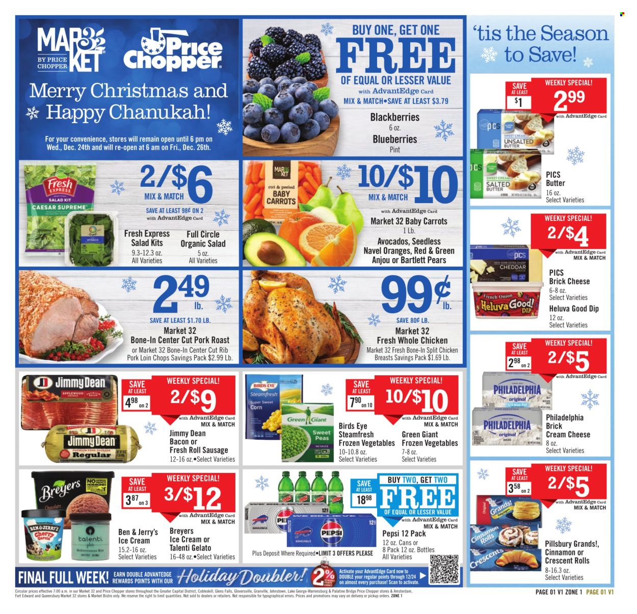 Price Chopper ad - 12/14/2025 - 12/20/2025. Page 1