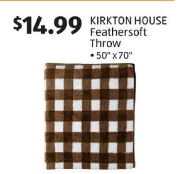 KIRKTON HOUSE Feathersoft Throw