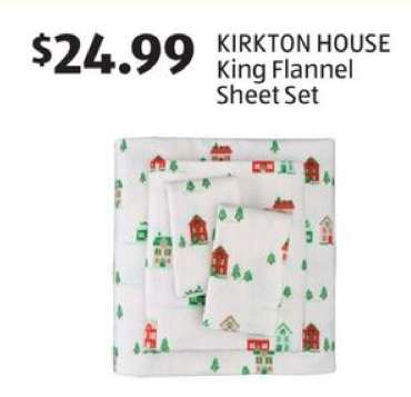 KIRKTON HOUSE King Flannel Sheet Set