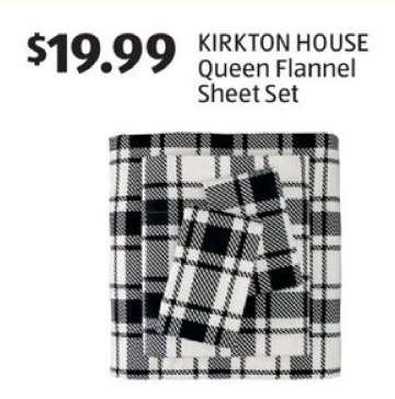 KIRKTON HOUSE Queen Flannel Sheet Set