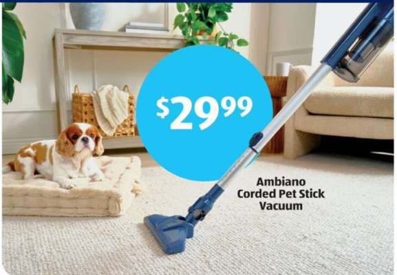 Ambiano Corded Pet Stick Vacuum