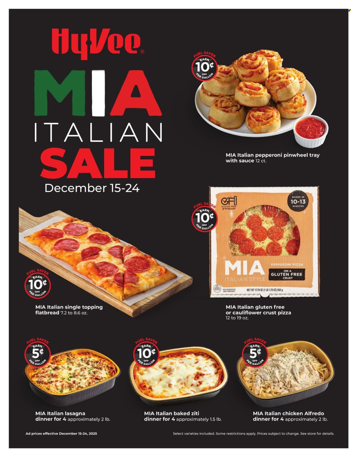 Hy-Vee ad - 12/15/2025 - 12/24/2025. Page 1
