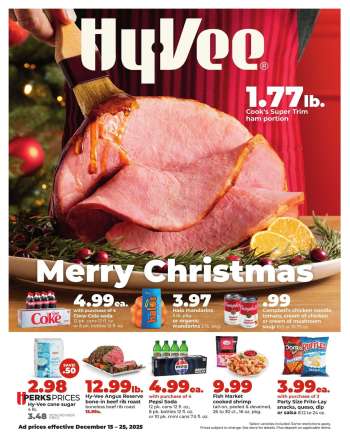 Hy-Vee Flyer - 12/15/2025 - 12/25/2025.