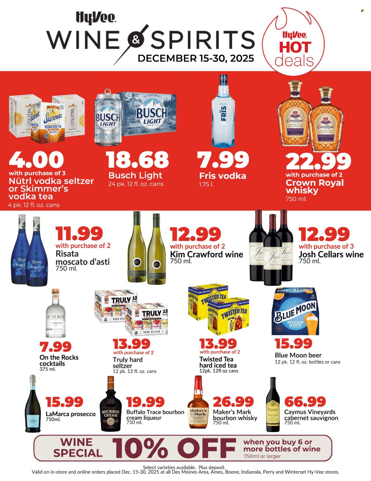 Hy-Vee ad - 12/15/2025 - 12/30/2025. Page 1