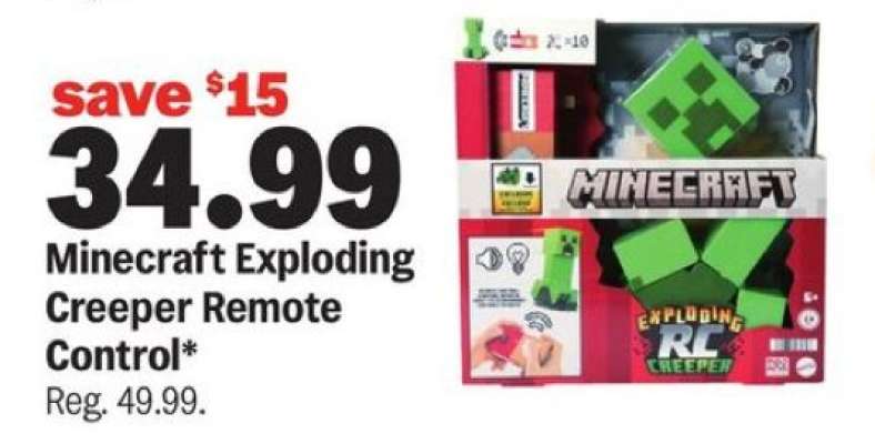 Minecraft Exploding Creeper Remote Control