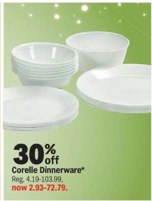 Corelle Dinnerware*