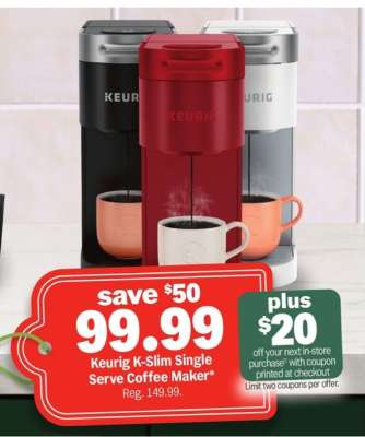 Keurig K-Slim Single Serve Coffee Maker*