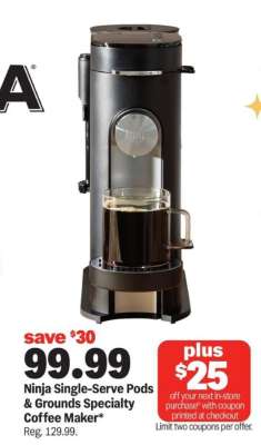 Ninja Single-Serve Pods & Grounds Specialty Coffee Maker